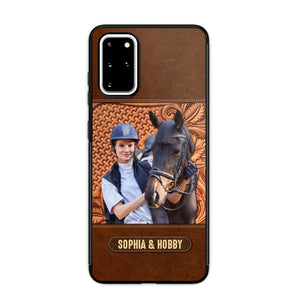 Personalized Image Girl Love Horse Phone Case Printed 22SEP-DT05