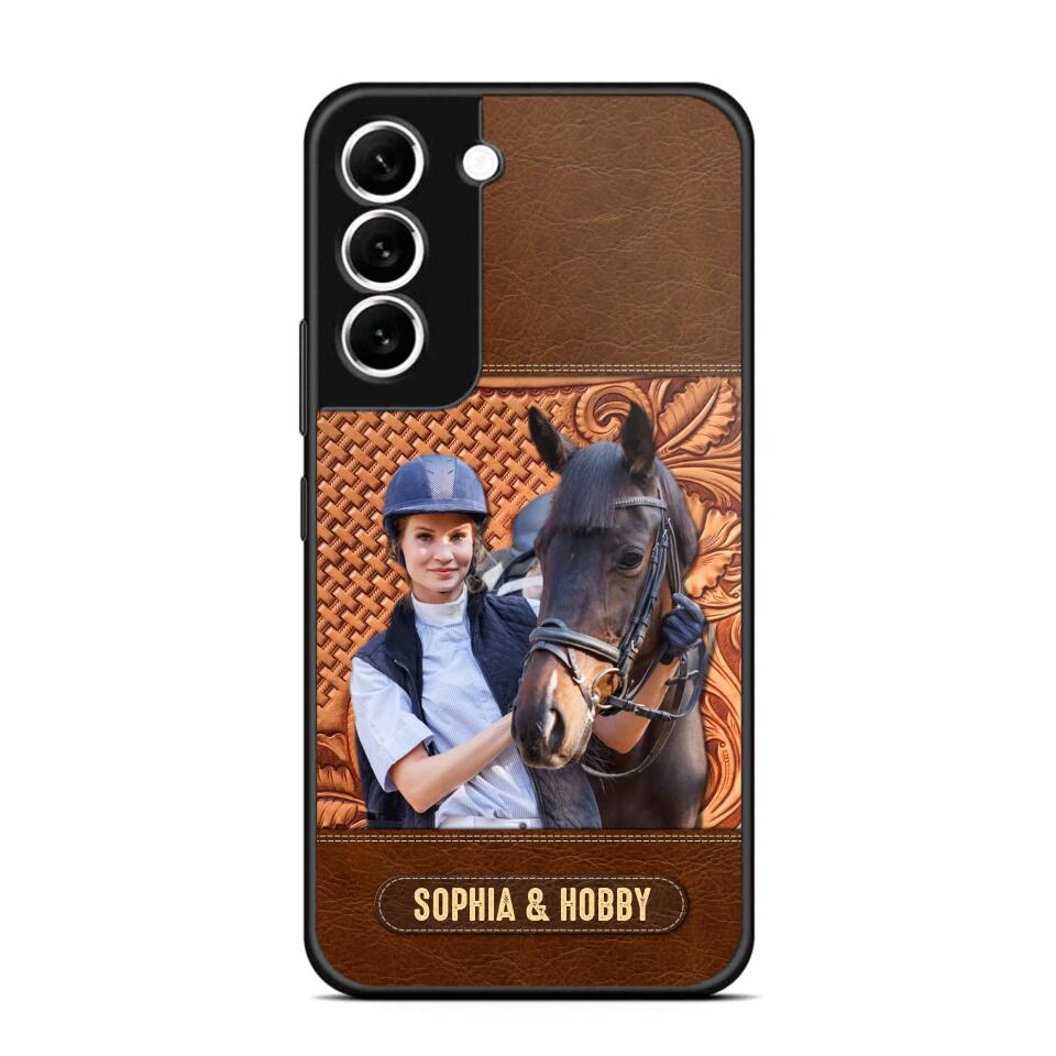 Personalized Image Girl Love Horse Phone Case Printed 22SEP-DT05