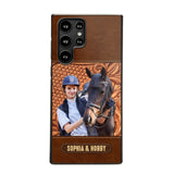 Personalized Image Girl Love Horse Phone Case Printed 22SEP-DT05