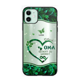 Personalized German Grandma Kid Heart Sparkling  Color Phone Case Printed 22SEP-DT06