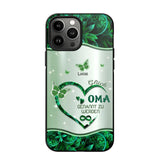 Personalized German Grandma Kid Heart Sparkling  Color Phone Case Printed 22SEP-DT06