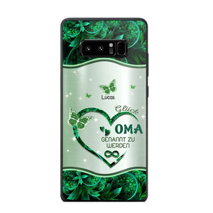 Personalized German Grandma Kid Heart Sparkling  Color Phone Case Printed 22SEP-DT06