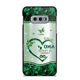 Personalized German Grandma Kid Heart Sparkling  Color Phone Case Printed 22SEP-DT06