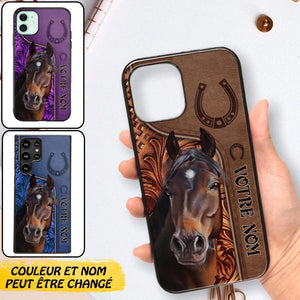 Personalized French Horse Lovers Phonecase 22SEP-DT06