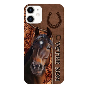 Personalized French Horse Lovers Phonecase 22SEP-DT06