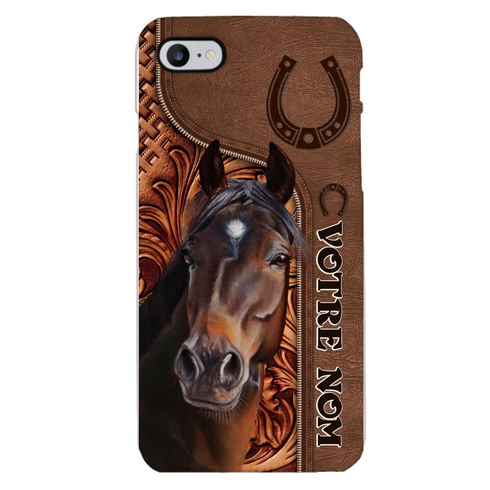 Personalized French Horse Lovers Phonecase 22SEP-DT06