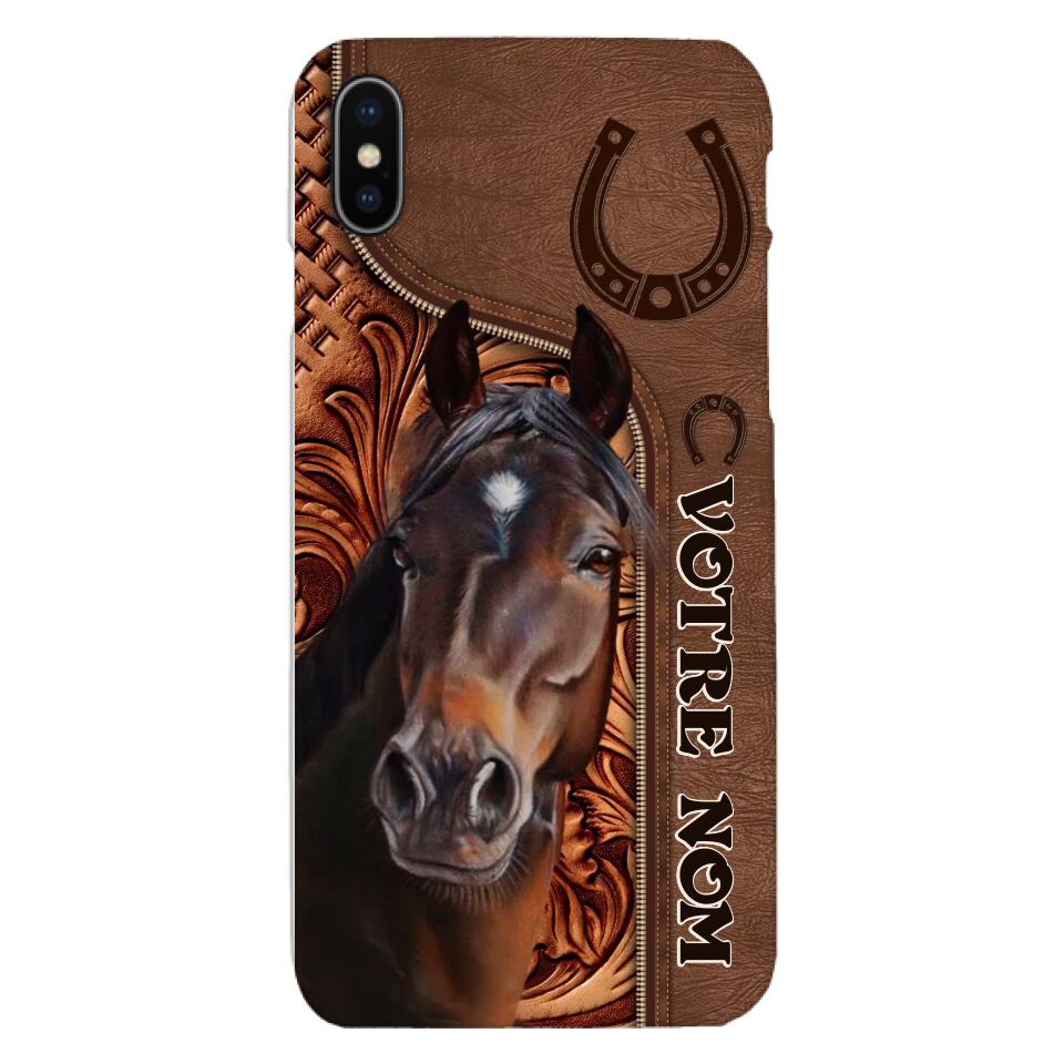 Personalized French Horse Lovers Phonecase 22SEP-DT06