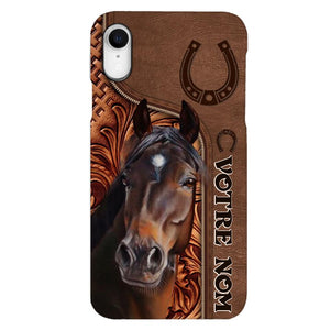 Personalized French Horse Lovers Phonecase 22SEP-DT06