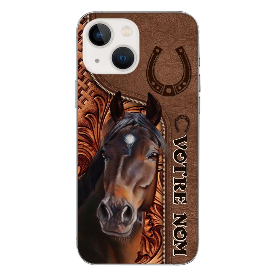 Personalized French Horse Lovers Phonecase 22SEP-DT06