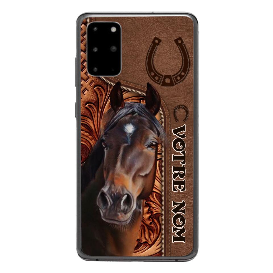 Personalized French Horse Lovers Phonecase 22SEP-DT06