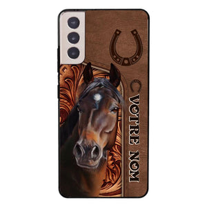 Personalized French Horse Lovers Phonecase 22SEP-DT06