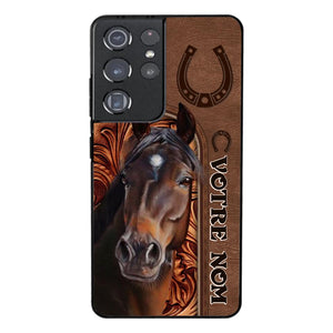 Personalized French Horse Lovers Phonecase 22SEP-DT06