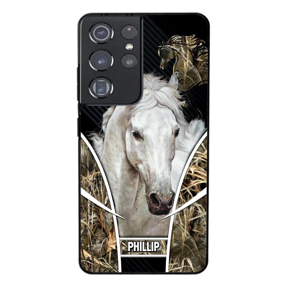 Personalized Horse Lovers Phonecase Printed NQDT0609