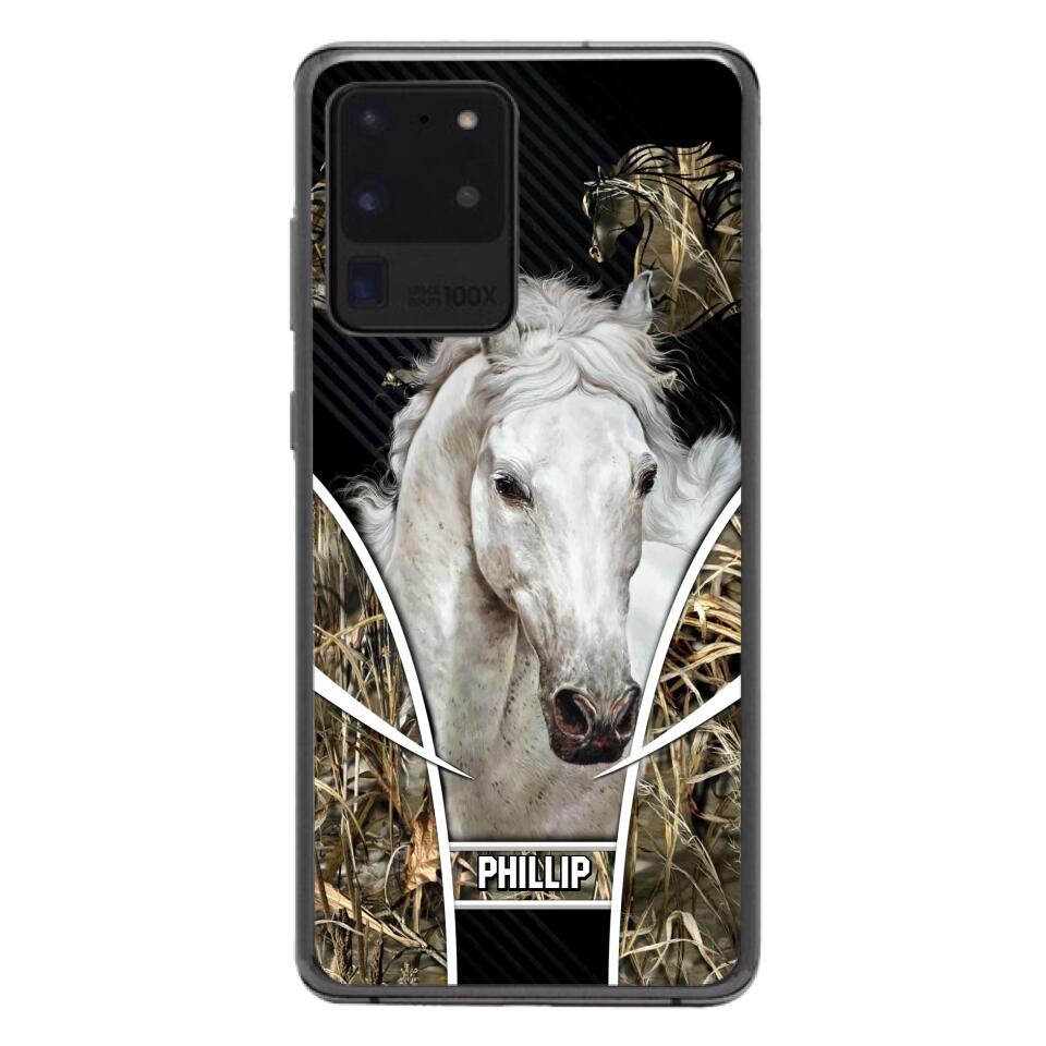 Personalized Horse Lovers Phonecase Printed NQDT0609