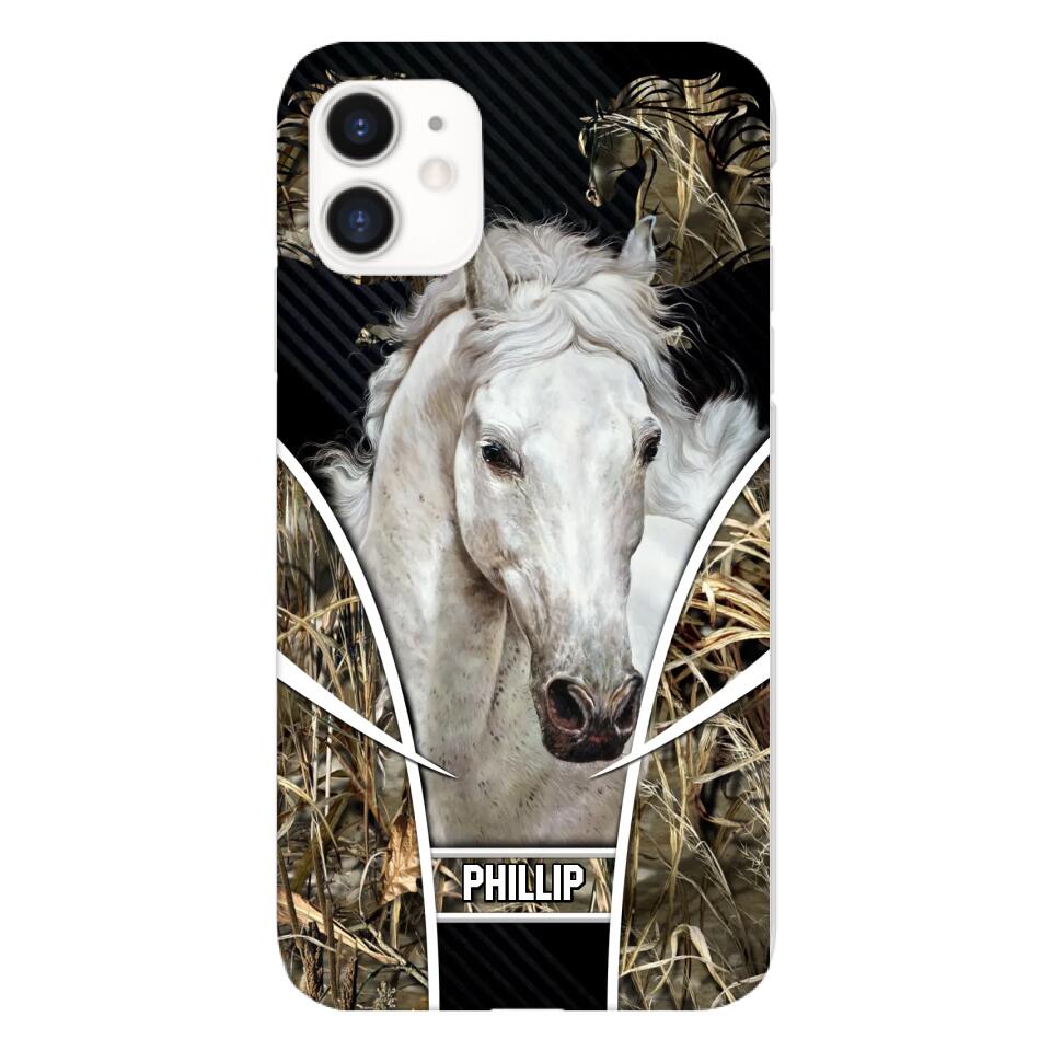 Personalized Horse Lovers Phonecase Printed NQDT0609