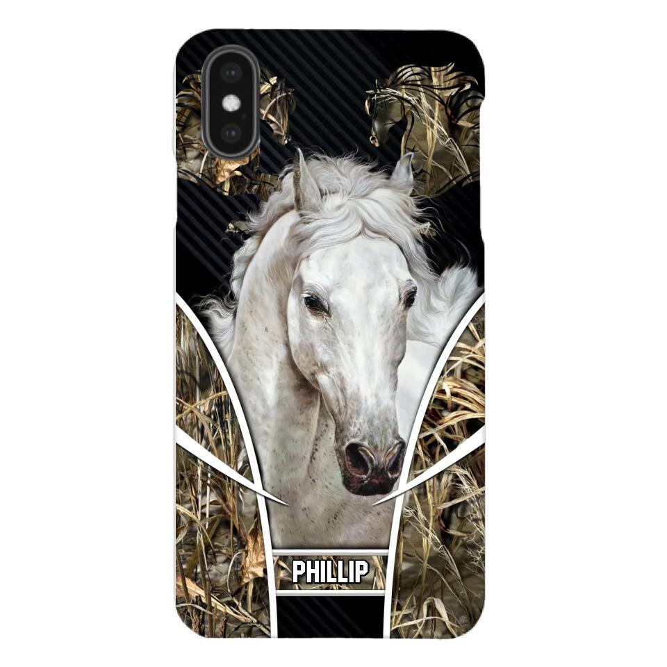 Personalized Horse Lovers Phonecase Printed NQDT0609