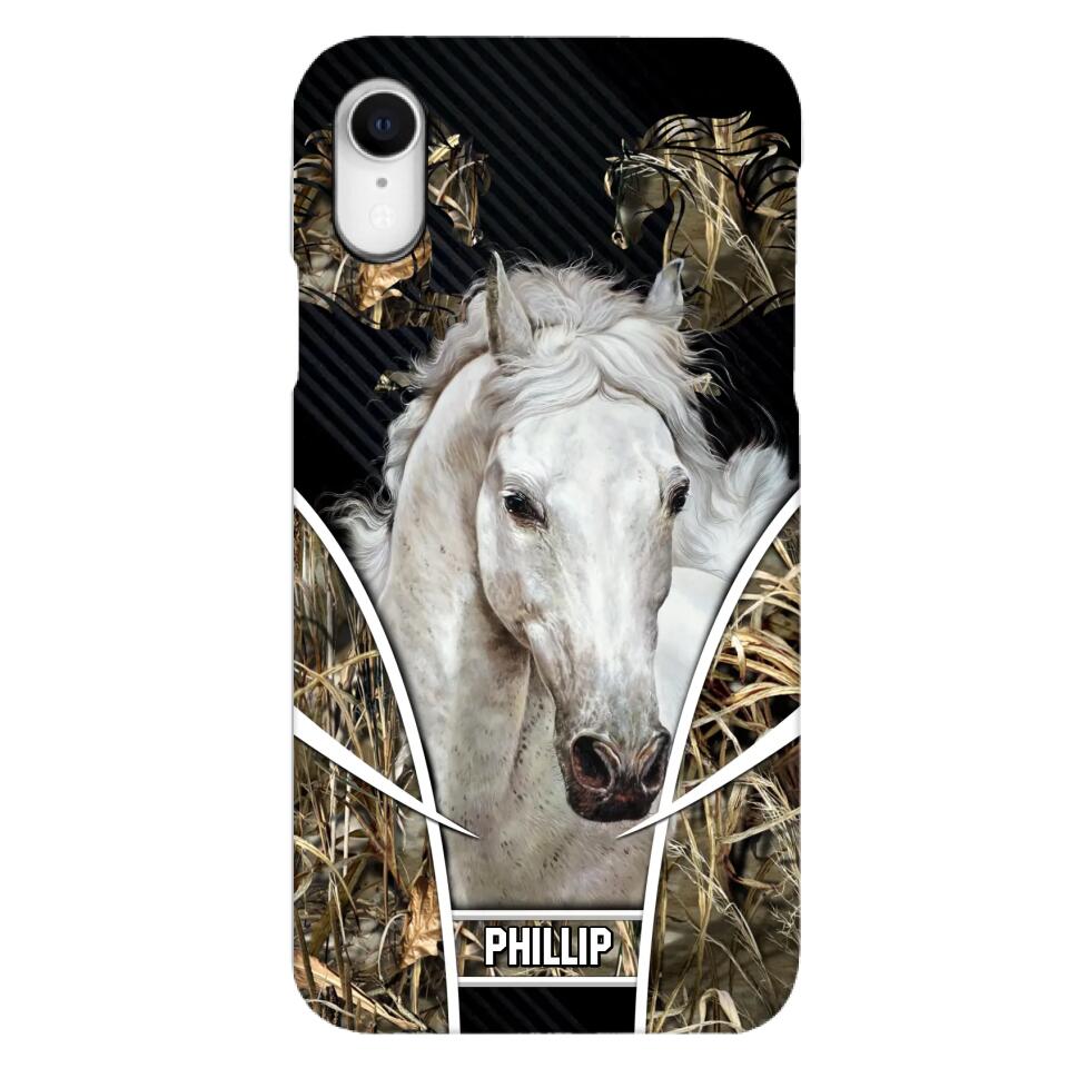 Personalized Horse Lovers Phonecase Printed NQDT0609