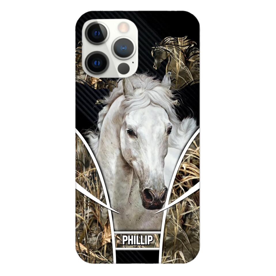 Personalized Horse Lovers Phonecase Printed NQDT0609