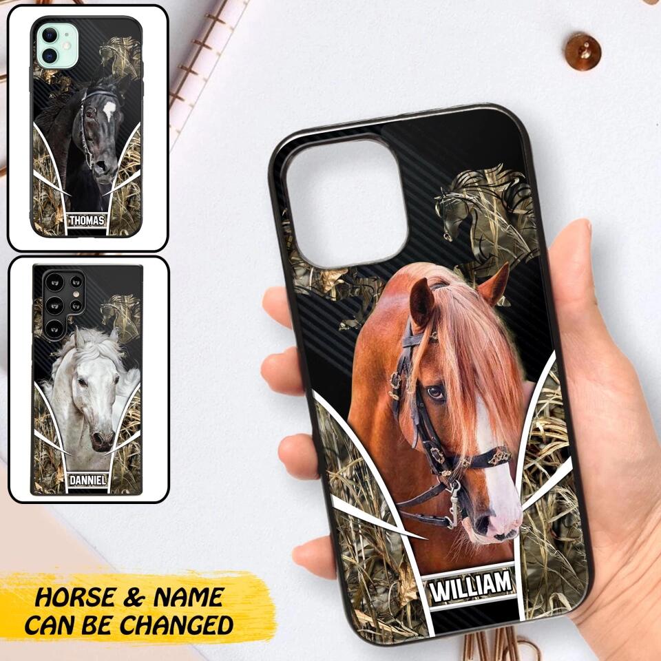 Personalized Horse Lovers Phonecase Printed NQDT0609