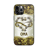 Personalized German Grandma Kid Sparkling Heart Phone Case Printed 22SEP-HQ07