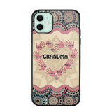 Personalized Grandma Kid Sparkling Heart Phone Case Printed 22SEP-HY07