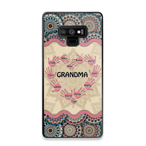 Personalized Grandma Kid Sparkling Heart Phone Case Printed 22SEP-HY07