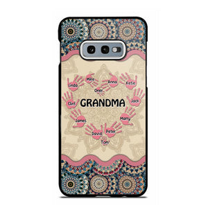 Personalized Grandma Kid Sparkling Heart Phone Case Printed 22SEP-HY07