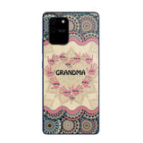 Personalized Grandma Kid Sparkling Heart Phone Case Printed 22SEP-HY07