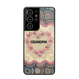 Personalized Grandma Kid Sparkling Heart Phone Case Printed 22SEP-HY07