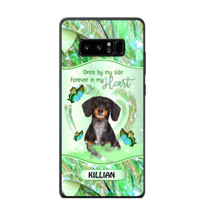 Personalized Once By My Side, Forever In My Heart Sparkling Heart Upload Photo Phone Case Printed NQDT0809