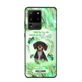 Personalized Once By My Side, Forever In My Heart Sparkling Heart Upload Photo Phone Case Printed NQDT0809