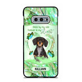 Personalized Once By My Side, Forever In My Heart Sparkling Heart Upload Photo Phone Case Printed NQDT0809