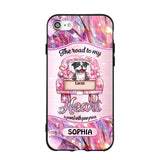 Personalized Dog Lover Sparkling Heart Phone Case Printed 22SEP-DT08