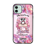 Personalized Dog Lover Sparkling Heart Phone Case Printed 22SEP-DT08