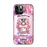 Personalized Dog Lover Sparkling Heart Phone Case Printed 22SEP-DT08