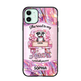 Personalized Dog Lover Sparkling Heart Phone Case Printed 22SEP-DT08