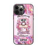 Personalized Dog Lover Sparkling Heart Phone Case Printed 22SEP-DT08