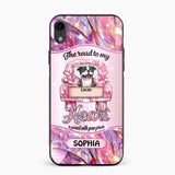 Personalized Dog Lover Sparkling Heart Phone Case Printed 22SEP-DT08