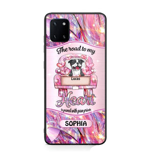 Personalized Dog Lover Sparkling Heart Phone Case Printed 22SEP-DT08