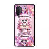 Personalized Dog Lover Sparkling Heart Phone Case Printed 22SEP-DT08