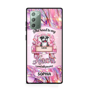 Personalized Dog Lover Sparkling Heart Phone Case Printed 22SEP-DT08