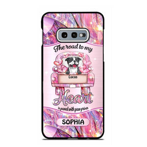 Personalized Dog Lover Sparkling Heart Phone Case Printed 22SEP-DT08