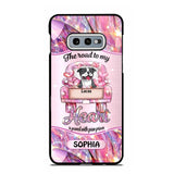 Personalized Dog Lover Sparkling Heart Phone Case Printed 22SEP-DT08