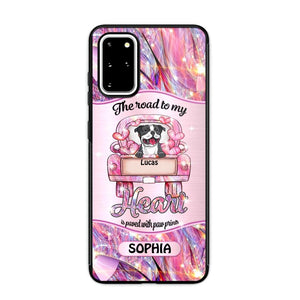 Personalized Dog Lover Sparkling Heart Phone Case Printed 22SEP-DT08