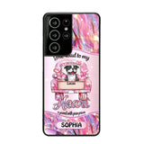 Personalized Dog Lover Sparkling Heart Phone Case Printed 22SEP-DT08