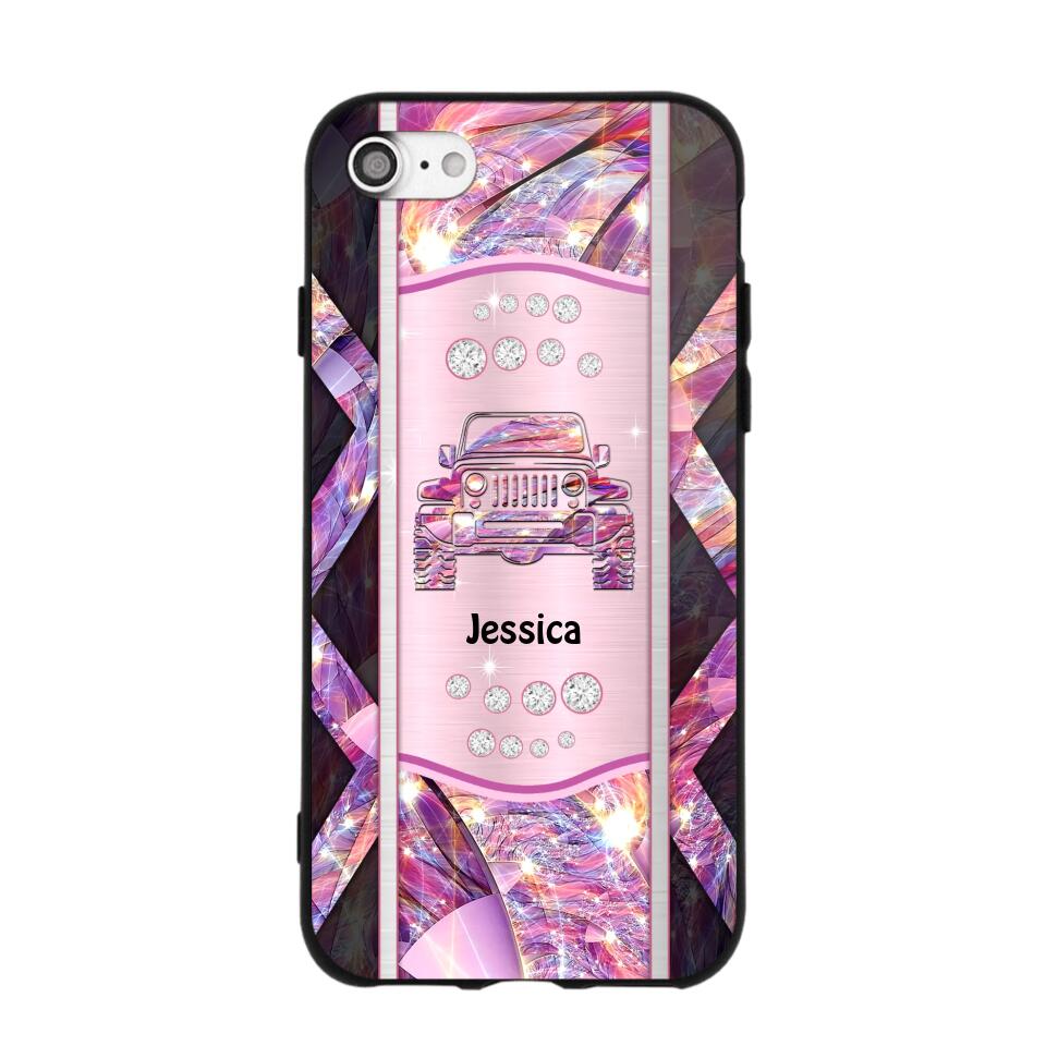 Personalized Sparkling Jeep Phone Case Printed NQVQ0809