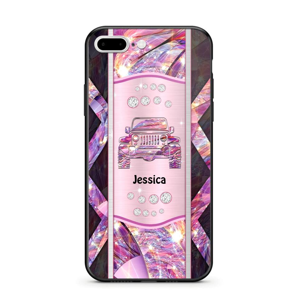 Personalized Sparkling Jeep Phone Case Printed NQVQ0809