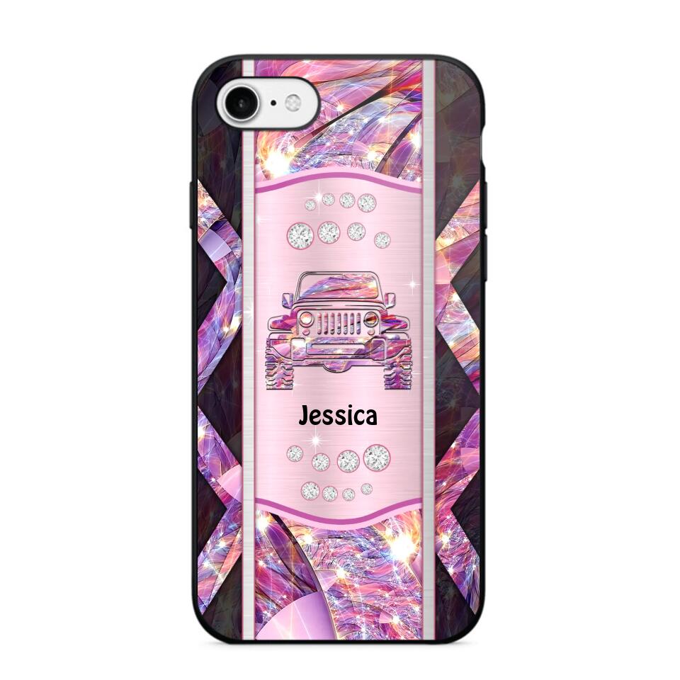 Personalized Sparkling Jeep Phone Case Printed NQVQ0809