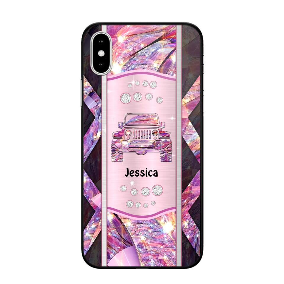 Personalized Sparkling Jeep Phone Case Printed NQVQ0809