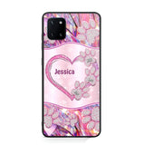 Personalized Sparkling Heart Dogs Paw Phone Case Printed NQVQ0809